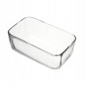 SZKLANY POJEMNIK DO ŻYWNOŚCI SYSTEM 21x13cm 1,1L praktyczny 13 cm niebieskI