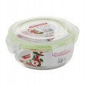 Pojemnik do żywności Frigo szklany 620 ml okrągły zielony 5905031348013