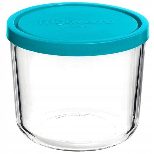 Pojemnik szklany do żywności Frigovere 700ml 12cm niebieski 8001133391401