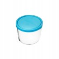 Pojemnik szklany do żywności Frigovere 700ml 12cm niebieski 8001133391401