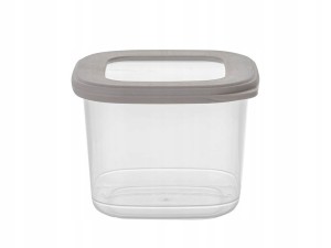POJEMNIK DO ŻYWNOŚCI KWADRATOWY FOODIE 550ML przeźroczysty 5905031349560