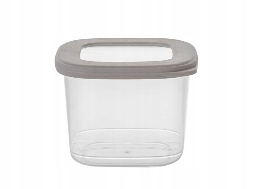 POJEMNIK DO ŻYWNOŚCI KWADRATOWY FOODIE 550ML przeźroczysty 5905031349560