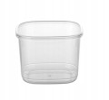 POJEMNIK DO ŻYWNOŚCI KWADRATOWY FOODIE 550ML przeźroczysty 5905031349560