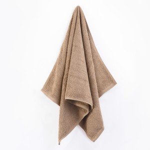 DUŻY RĘCZNIK KĄPIELOWY 100x150cm BAWEŁNA frotte CHŁONNY HOTELOWY BEŻOWY BEŻ