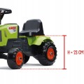 Traktorek Jeździk Baby Claas Axos 310 FALK Zielony z Przyczepką od 1 roku