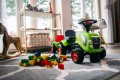 Traktorek Baby Claas FALK Zielony Jeździk z Przyczepką i Akcesoria od 1+