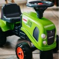 Traktorek Baby Claas FALK Zielony Jeździk z Przyczepką i Akcesoria od 1+