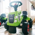 Traktorek Baby Claas FALK Zielony Jeździk z Przyczepką i Akcesoria od 1+
