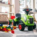 Traktorek Baby Claas FALK Zielony Jeździk z Przyczepką i Akcesoria od 1+