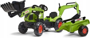 Traktor z Przyczepą CLAAS Arion Backhoe FALK ŁYŻKA Ładowarka Od 2 Lat