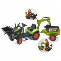 Traktor z Przyczepą CLAAS Arion Backhoe FALK ŁYŻKA Ładowarka Od 2 Lat