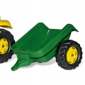 Traktor na Pedały z Łyżką i Przyczepą Rolly Toys John Deere Zielony