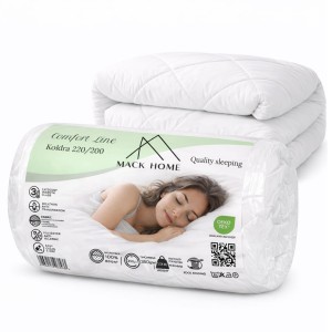 Kołdra 220x200 cm Całoroczna Pikowana Puszysta Biała Mack Comfort Line