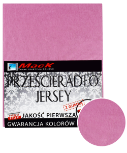 Prześcieradło Jersey Mack Róż