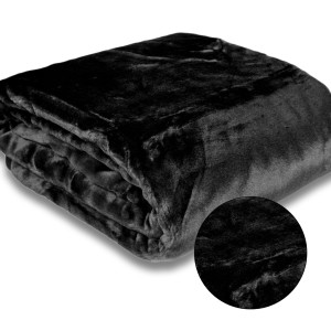 Koc Elway 160x210cm Czarny