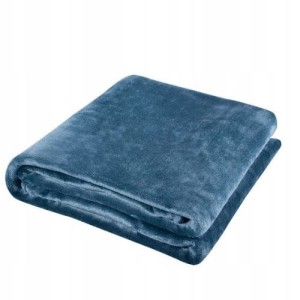 Koc 160x200 Comfort mikrofibra grantowy 