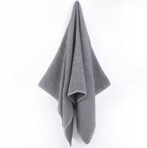 DUŻY RĘCZNIK KĄPIELOWY 70x140 cm BAWEŁNA frotte CHŁONNY HOTELOWY SZARY